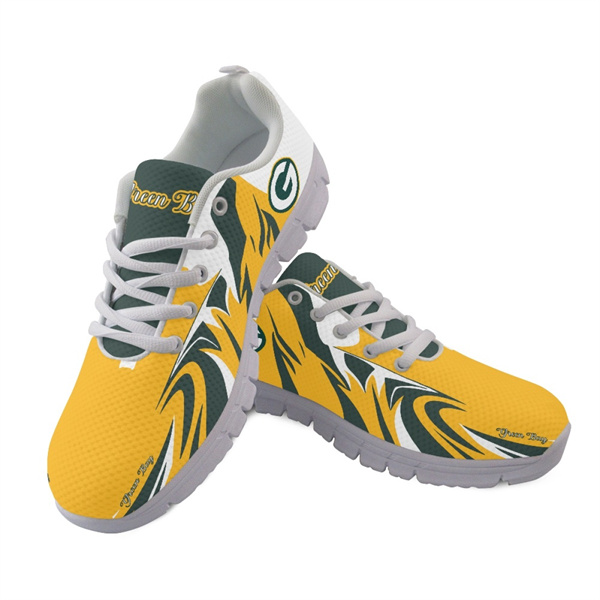 Women's Green Bay Packers AQ Running Shoes 004 Women's Green Bay Packers AQ Running Shoes 004